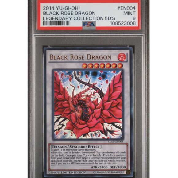 YU-GI-OH 2014 LEGENDARY COLLECTION 5D’S BLACK ROSE DRAGON EN004 ULTRA RARE HOLO